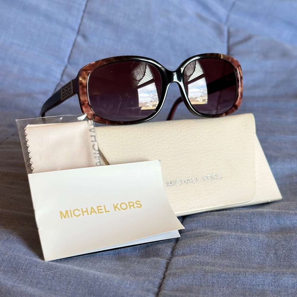 Michael Kors Purple/Maroon/Gold Sunglasses